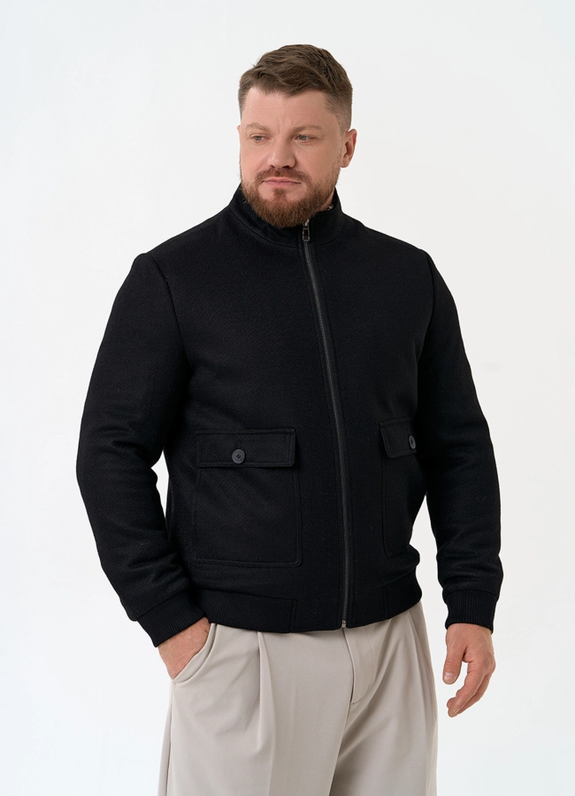 Мужское укороченное пальто модель № 32896 в рассрочку
