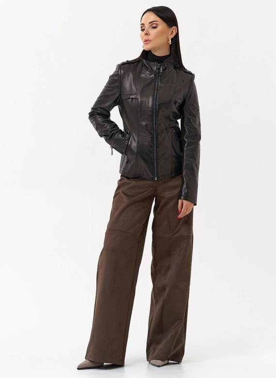 Женская кожаная куртка