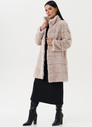 Шуба-трансформер из меха норки