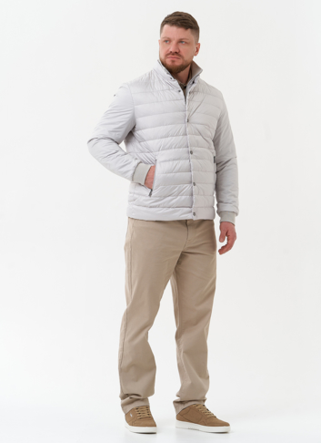 Мужская куртка серого цвета