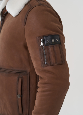 Мужская куртка из натуральной кожи 