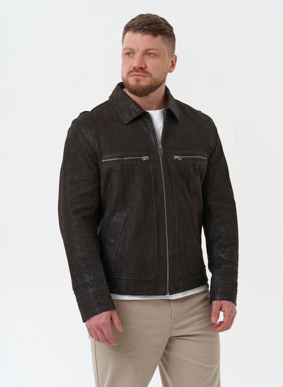 Мужская куртка из натуральной кожи 