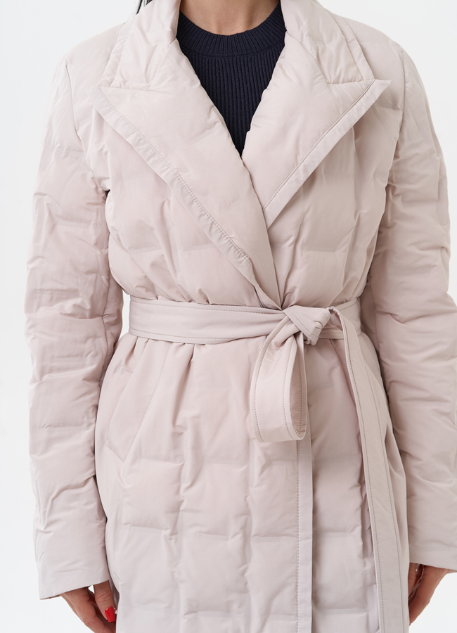 Женское утепленное пальто с английским воротником модель № 29898 универмаг малина